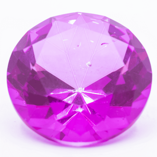Diamant z křišťálového skla - feng shui - fuchsiový - VADA VAD209