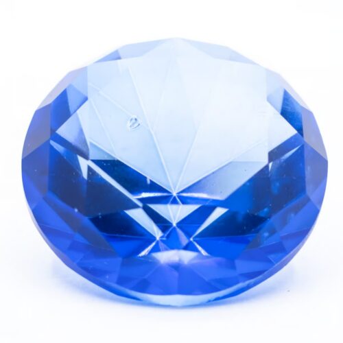 Diamant z křišťálového skla – feng shui – tmavě modrý – VADA VAD217