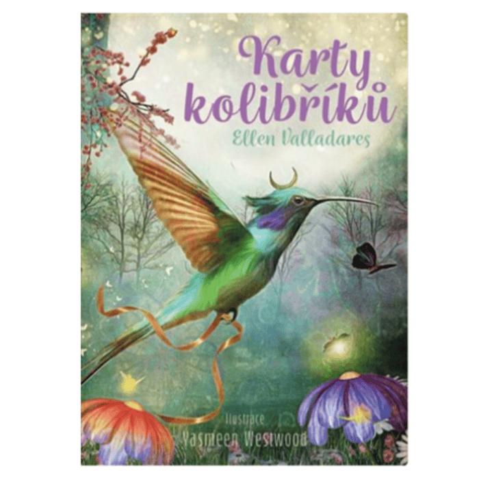 Karty kolibříků - karty a kniha