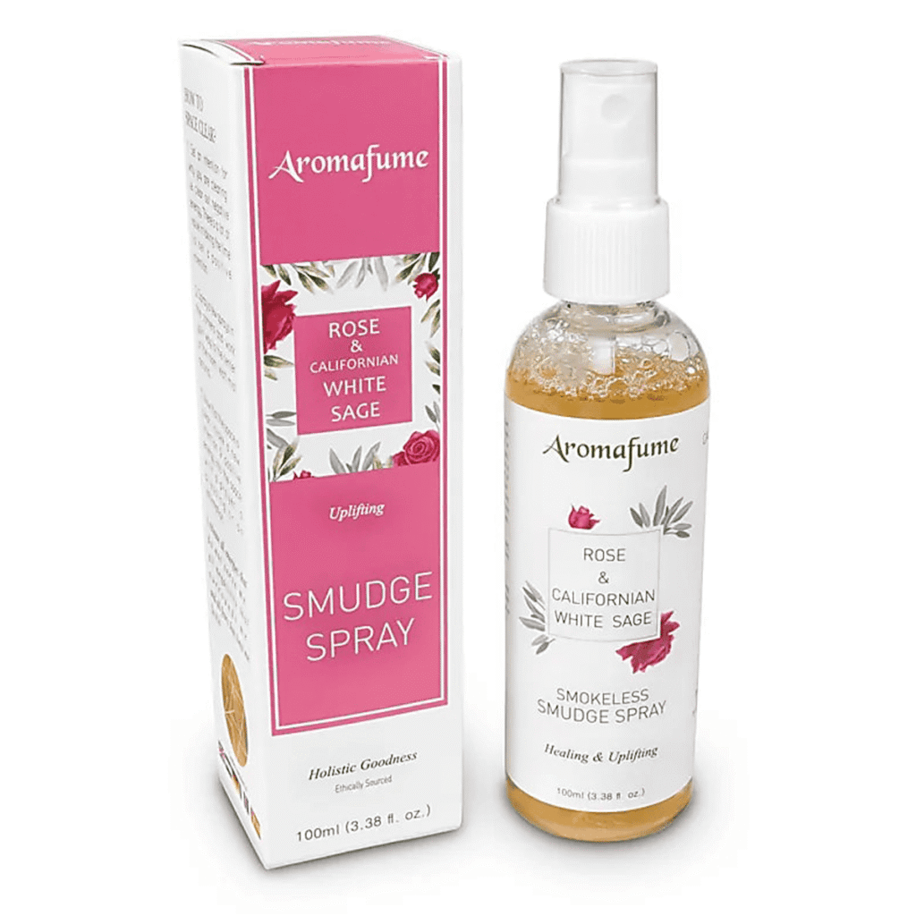 Růže a kalifornská bílá šalvěj - vonný sprej Aromafume