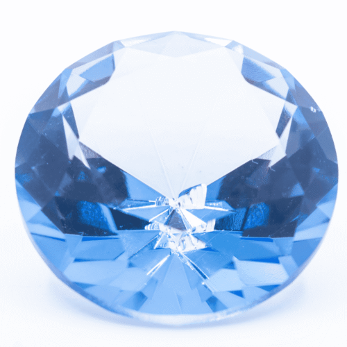 Diamant z křišťálového skla - feng shui - světle modrý – VADA VAD231