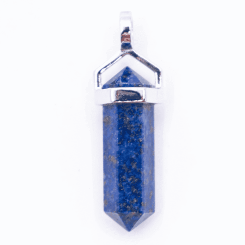 Lapis Lazuli - hrot - stříbrný přívěsek