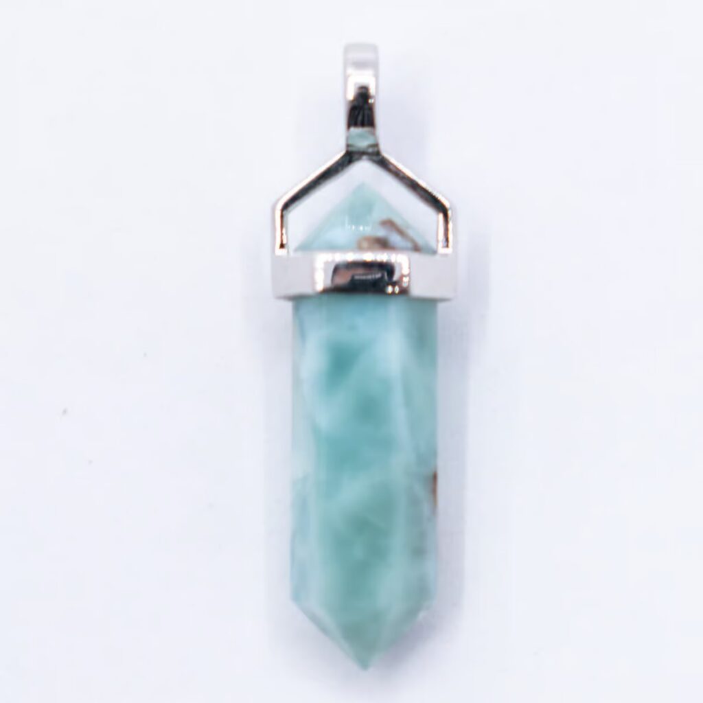 Larimar - hrot - stříbrný přívěsek LR152