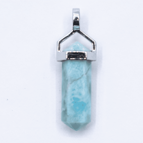 Larimar - hrot - stříbrný přívěsek LR154