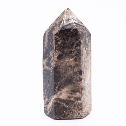 Opál tmavý - obelisk - tromlovaný kámen OT2