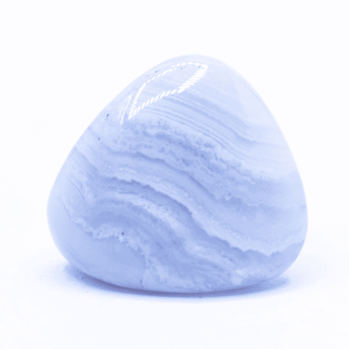 Chalcedon modrý AA - tromlovaný kámen