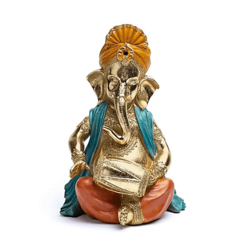 Ganéša s bubínkem - soška feng shui