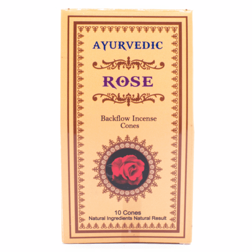 Růže – indické vonné františky "Tekoucí dým" Masala Incense