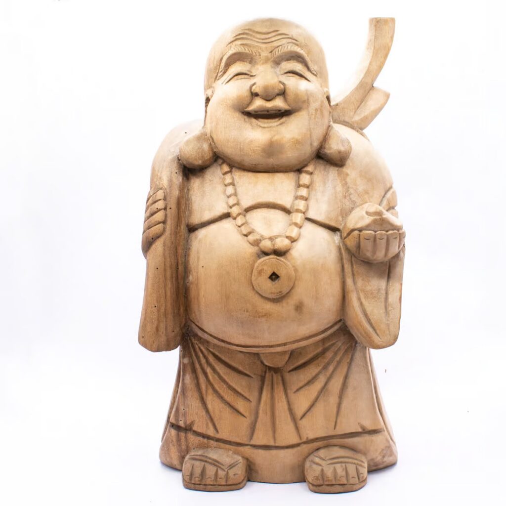 Buddha - dřevěná socha Feng shui BUD21