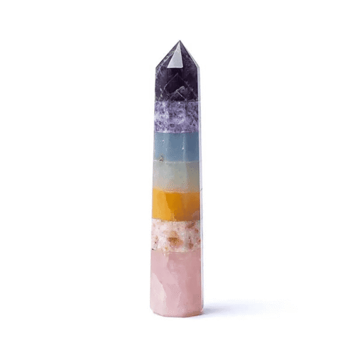 Mix minerálů - Duhový obelisk SLEVA