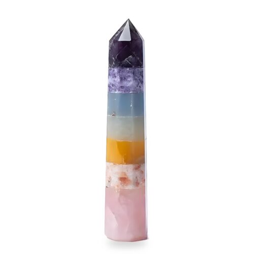 Mix minerálů - Duhový obelisk SLEVA
