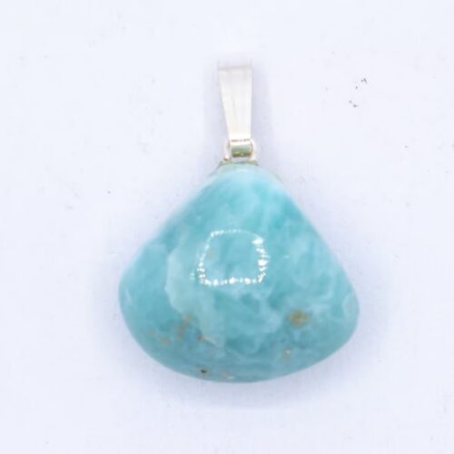 Larimar - tromlovaný kámen - stříbrný přívěsek LR180