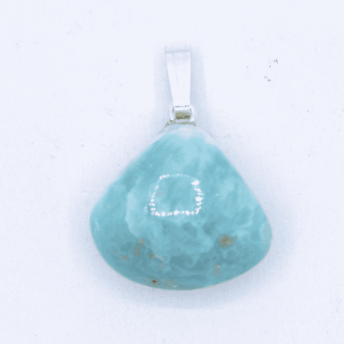 Larimar - tromlovaný kámen - stříbrný přívěsek LR180
