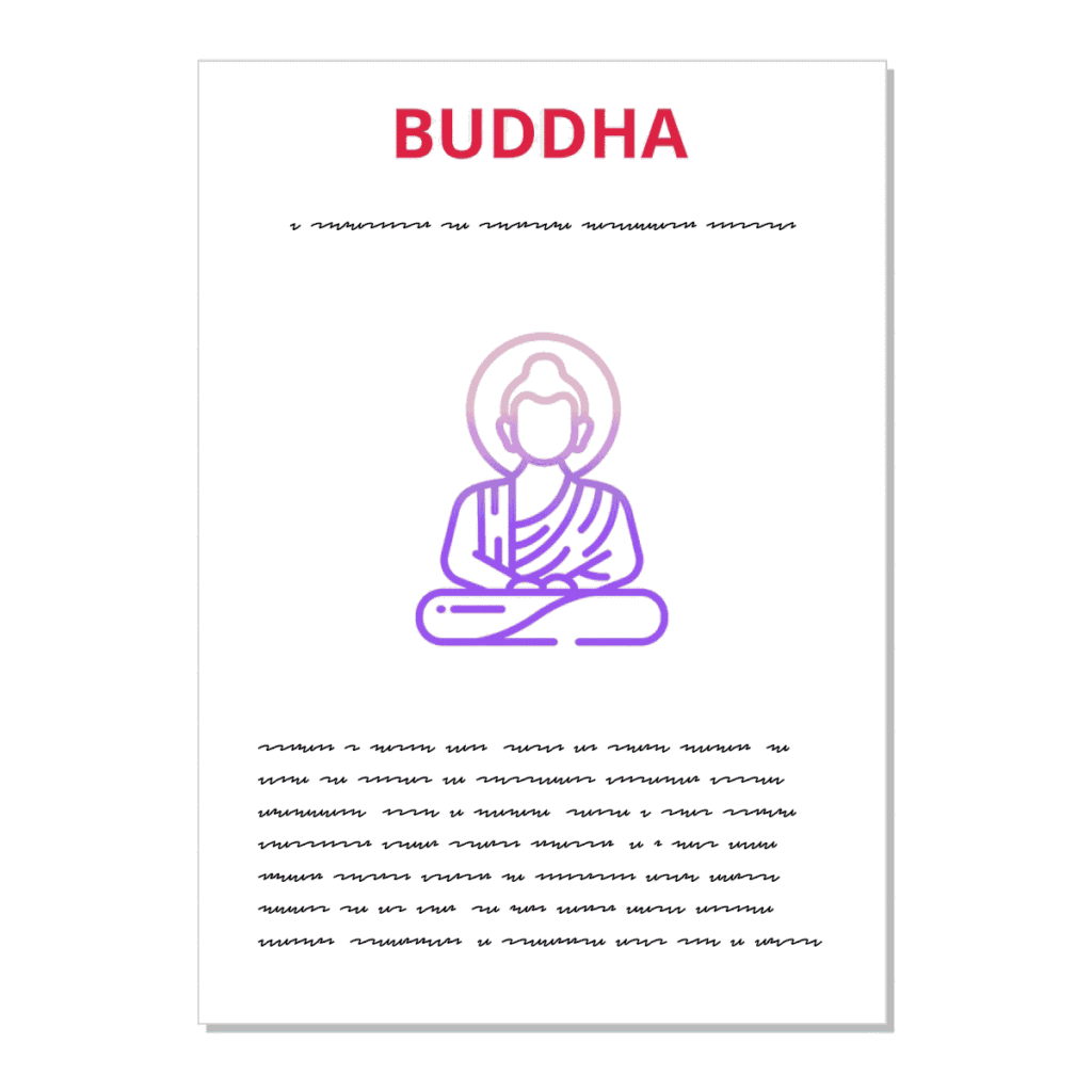 Buddha - kartička
