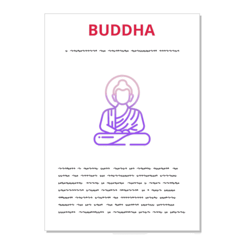 Buddha - kartička