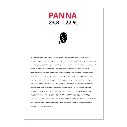 Panna - kartička
