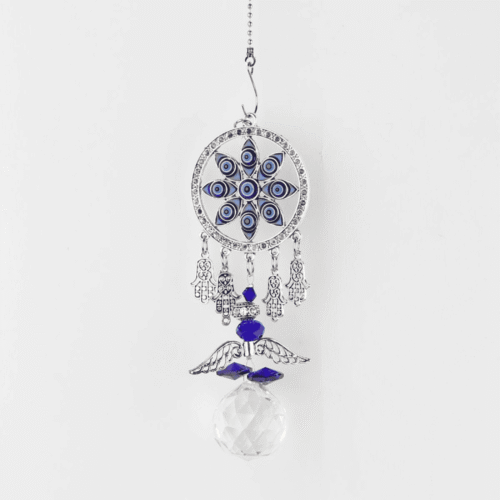 Alláhovo oko (Evil Eye) - Mandala - křišťálový závěs