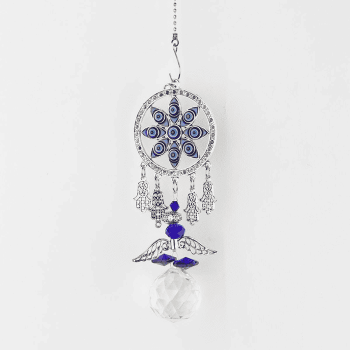 Alláhovo oko (Evil Eye) - Mandala - křišťálový závěs