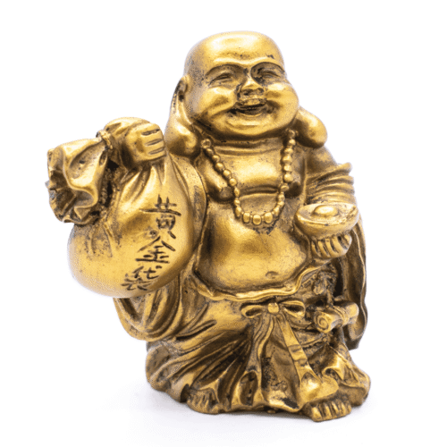 Smějící se Buddha hojnosti - soška Feng shui A6