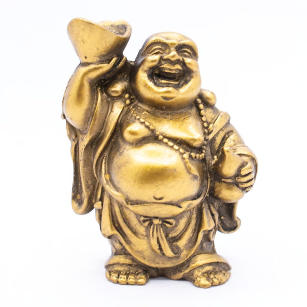 Smějící se Buddha hojnosti - soška Feng shui A7