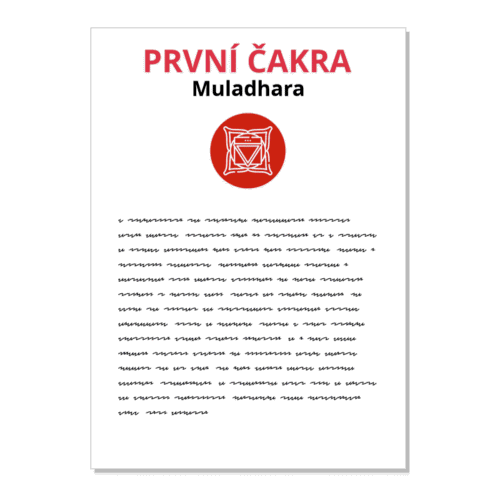 1. čakra - kartička