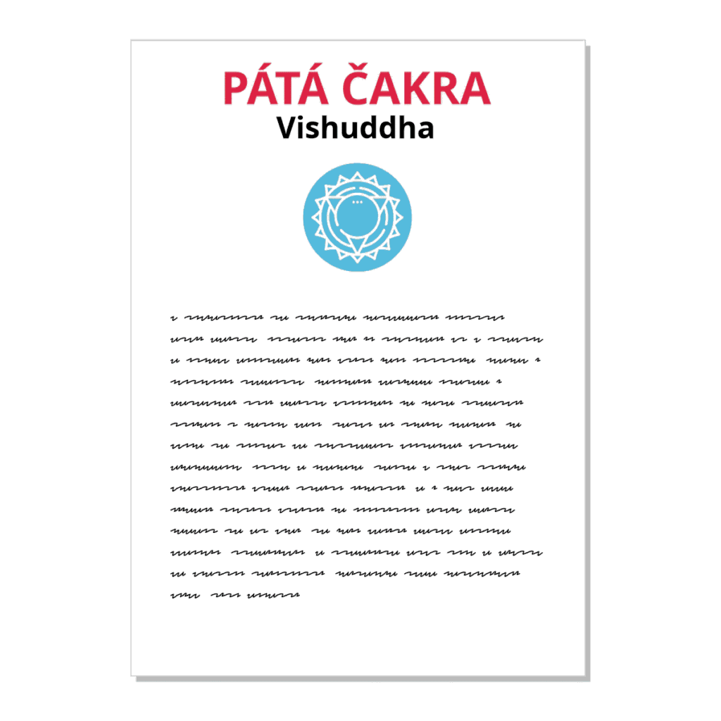 5. čakra - kartička