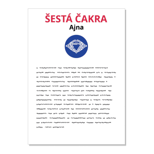 6. čakra - kartička
