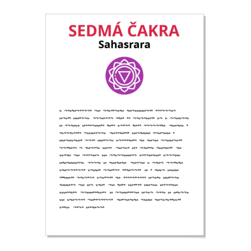 7. čakra - kartička
