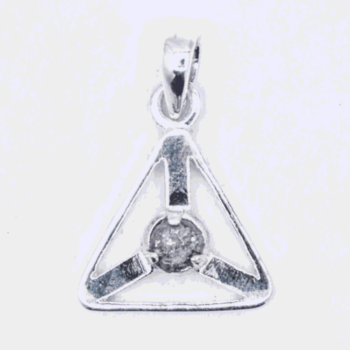 Diamant - surový kámen - stříbrný přívěsek DI14