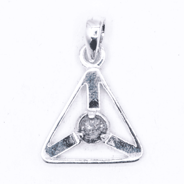 Diamant - surový kámen - stříbrný přívěsek DI14