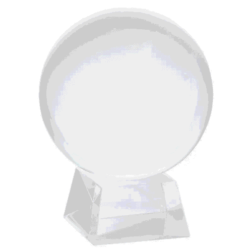 Věštecká koule z křišťálového skla – Feng shui – Maxi