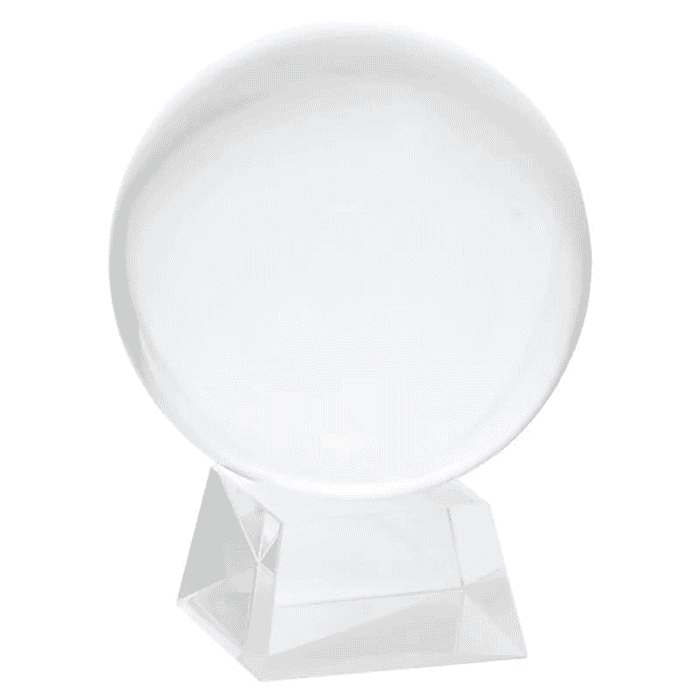 Věštecká koule z křišťálového skla – Feng shui – Maxi