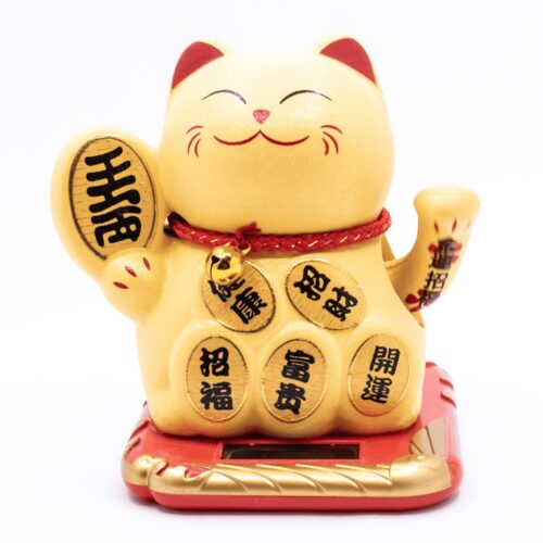 Maneki neko - mávající kočička Solar - Feng shui Y