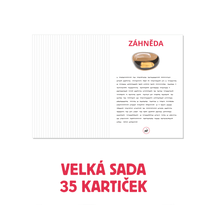 35 kartiček minerálů - Velká sada