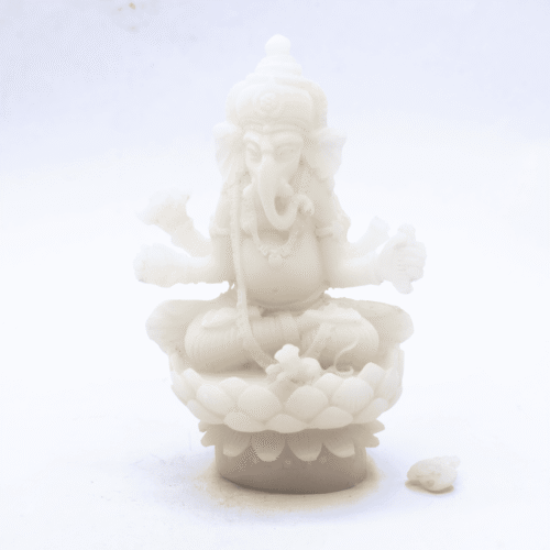 Ganéša - bílá soška - feng shui – VADA VAD360