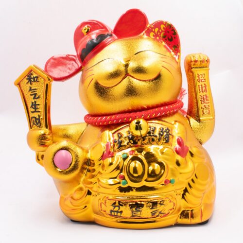 Maneki neko - mávající kočička - feng shui - MAXI G
