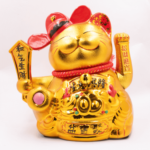 Maneki neko - mávající kočička - feng shui - MAXI G