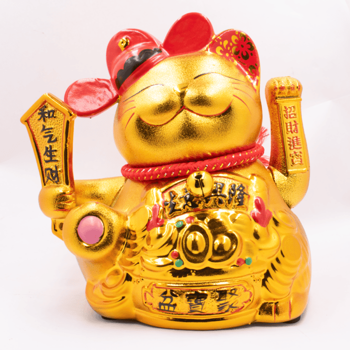Maneki neko - mávající kočička - feng shui - MAXI G