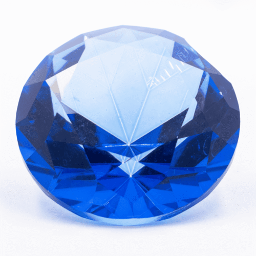 Diamant z křišťálového skla - feng shui - tmavě modrý - VADA VAD395