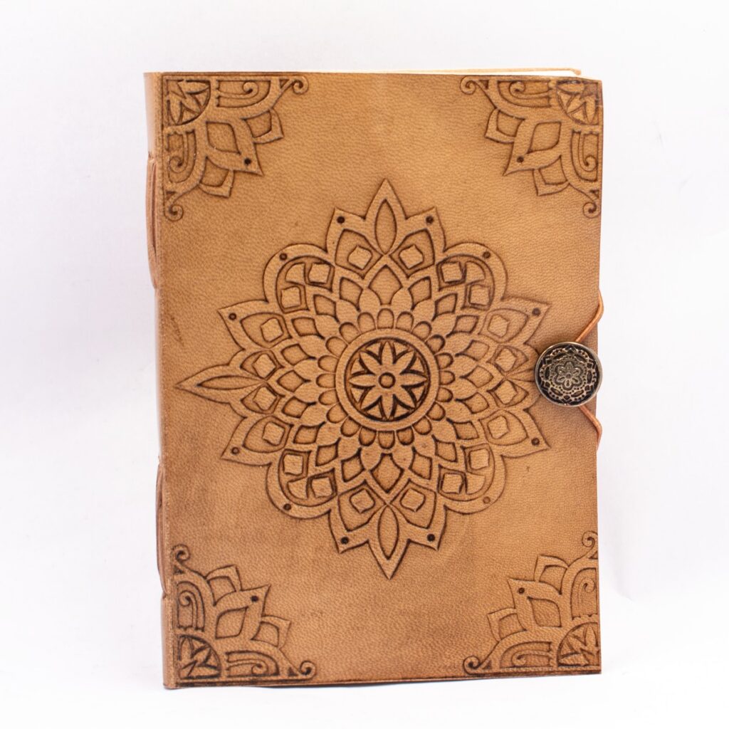 Mandala - kožený zápisník – VADA VAD381