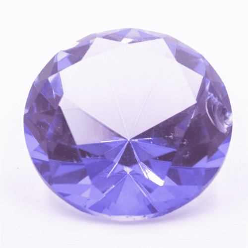 Diamant z křišťálového skla - feng shui - fialový - VADA VAD459