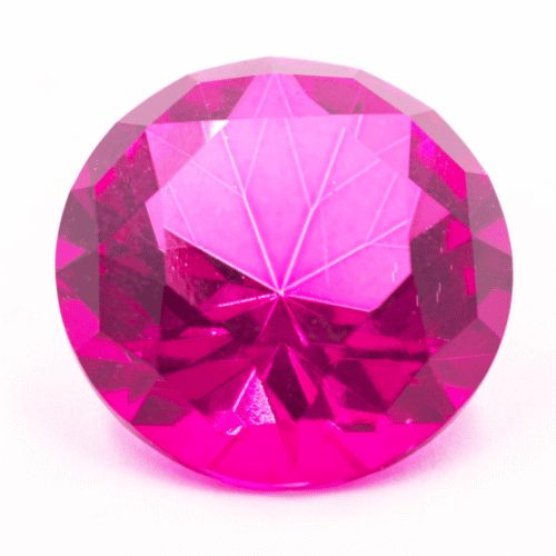 Diamant z křišťálového skla - feng shui - fuchsiový – VADA VAD447