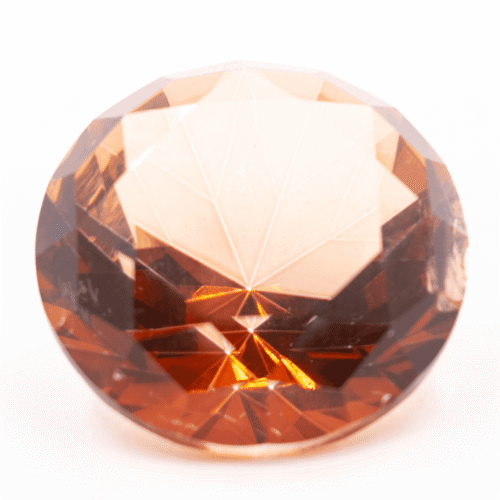 Diamant z křišťálového skla - feng shui - jantarový - VADA VAD456