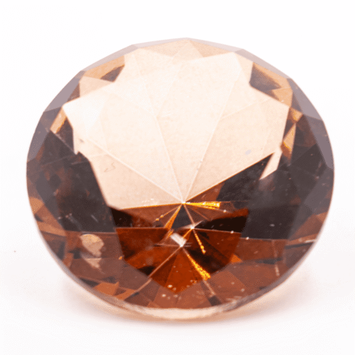 Diamant z křišťálového skla - feng shui - jantarový - VADA VAD457