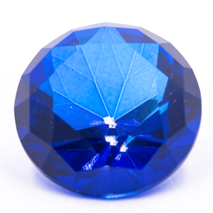 Diamant z křišťálového skla - feng shui - tmavě modrý - VADA VAD438
