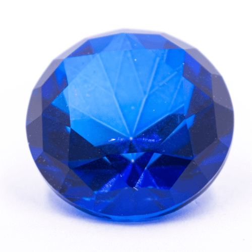Diamant z křišťálového skla - feng shui - tmavě modrý - VADA VAD439