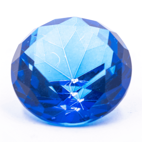Diamant z křišťálového skla - feng shui - tmavě modrý - VADA VAD440