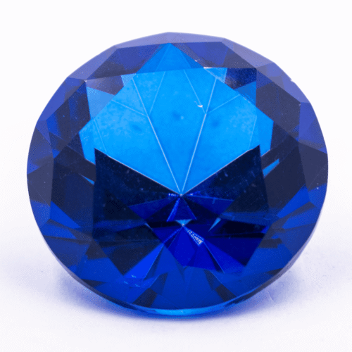 Diamant z křišťálového skla - feng shui - tmavě modrý - VADA VAD444