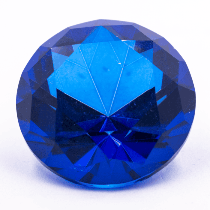 Diamant z křišťálového skla - feng shui - tmavě modrý - VADA VAD444