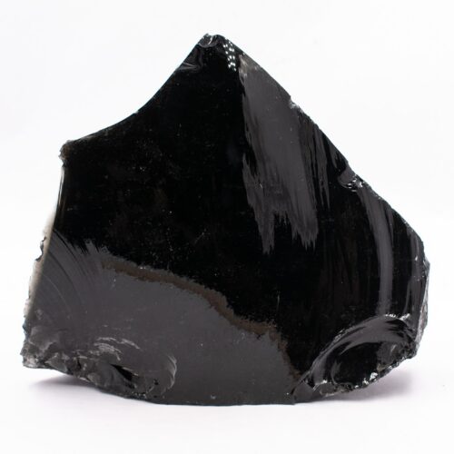 Obsidián černý - surový kámen OBC26